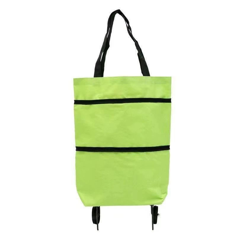 🛢️ 2-in-1 Foldable Shopping Cart