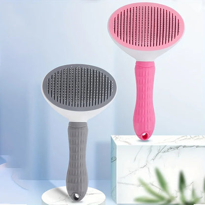 Self-Cleaning Pet Slicker Brush