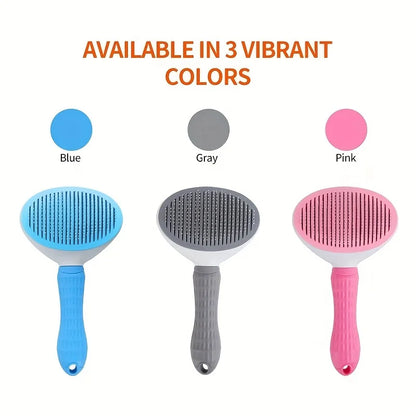 Self-Cleaning Pet Slicker Brush