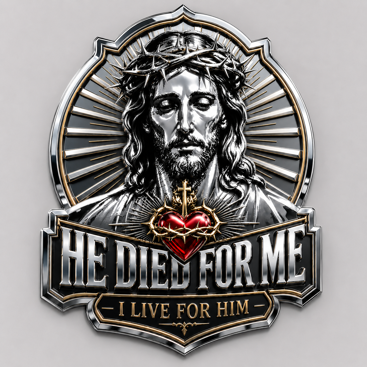 Limited time 49% OFF - ❤️He Died For Me Emblem