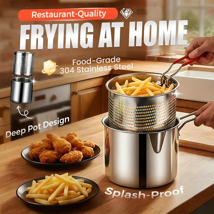🎁304 Stainless Steel Multifuntional Fryer