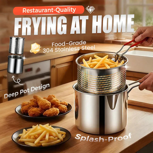 🎁304 Stainless Steel Multifuntional Fryer