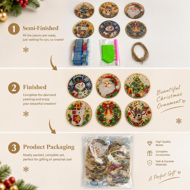 Christmas Gem DIY Ornaments