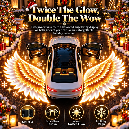 👼 Angel Wing Car Door Projector Lights | 2-Light Left & Right Set