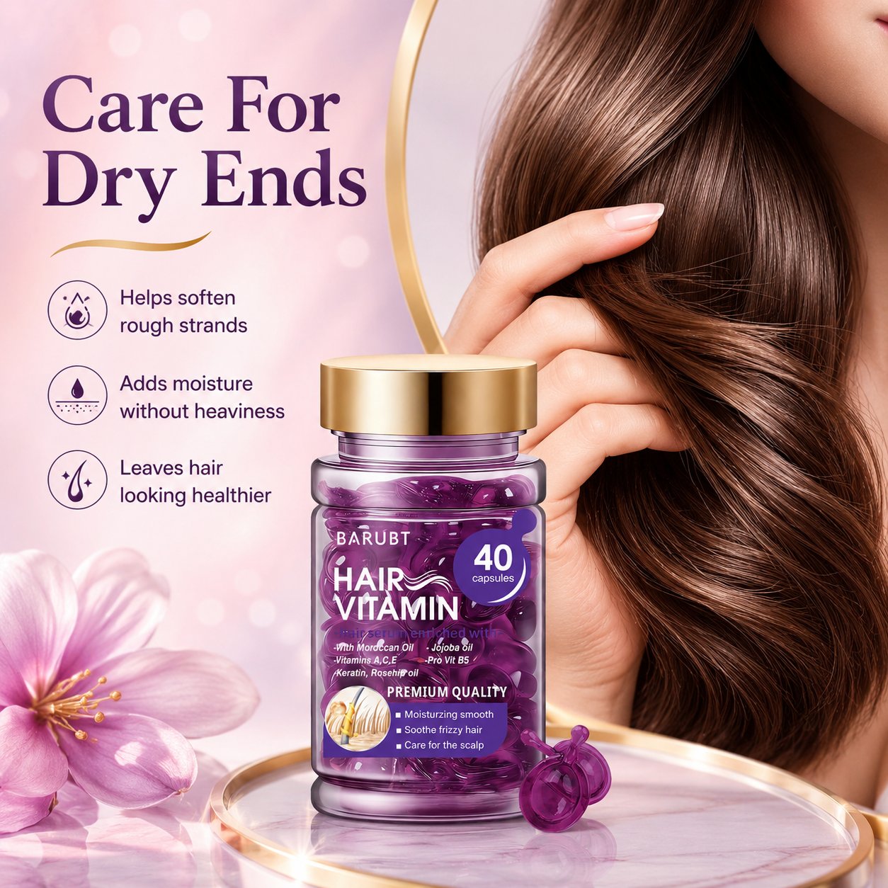Hair Vitamin Nourishing Oil Capsules