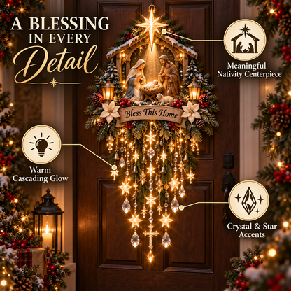 ✝️ Lighted Nativity Wall Decor for Christmas ✨
