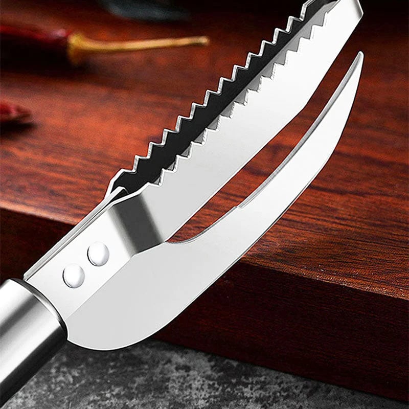 2 PCS Stainless Steel Multifunctional Fish Maw Knife