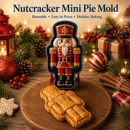 🔥😍 Last Day 49% OFF – 🎄 9-Design Christmas Mini Pie Mold Collection | Reusable Embossed Molds for Shaping Detailed Santa, Snowman, Reindeer, Tree & Holiday Pies 🥧✨