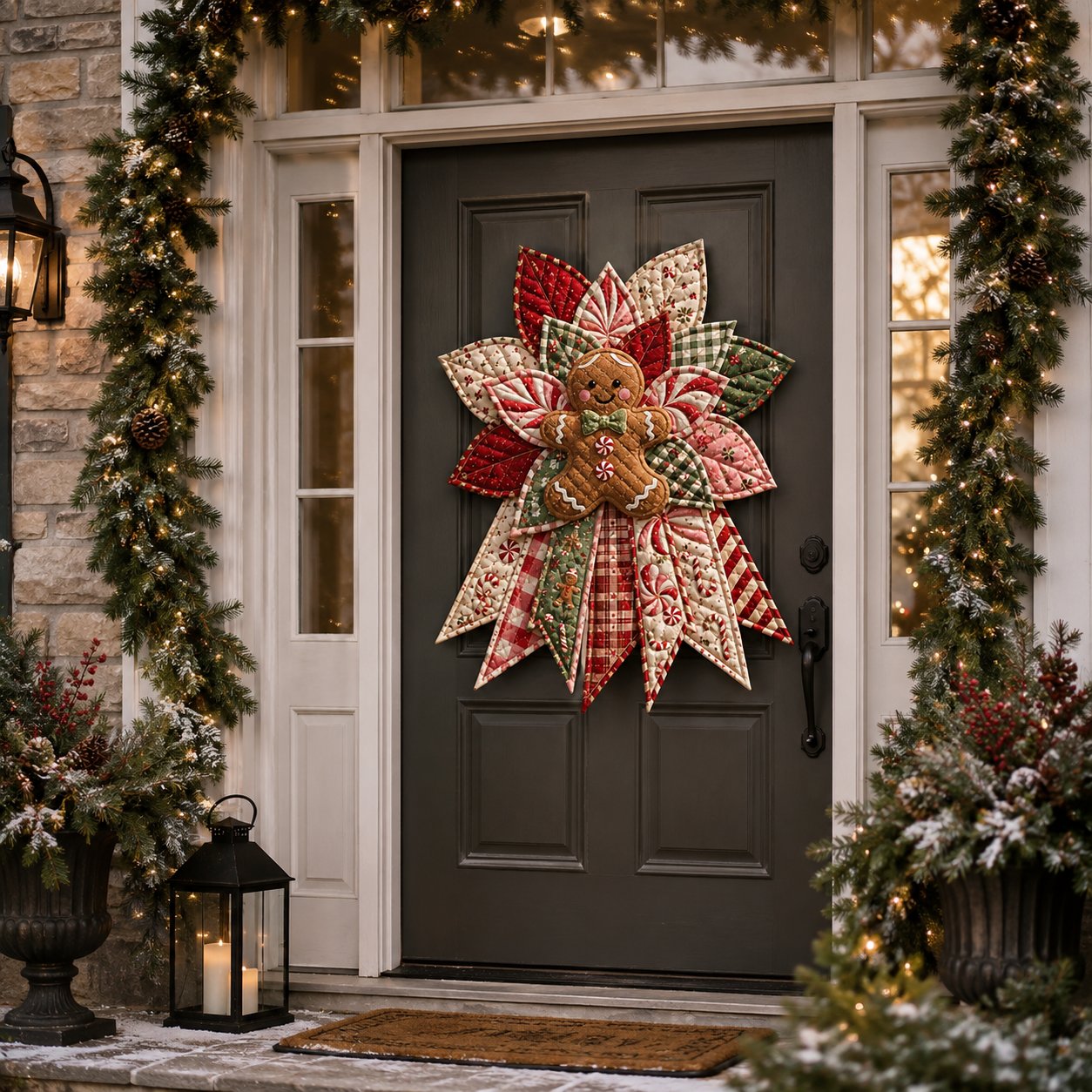 ⏳ Last Day 49% OFF – 🎄Beginner-Friendly Oversized Christmas Character Quilted Door Hanger Sewing Kit | Complete Kit with All Tools & Step-by-Step Guide Included 💕