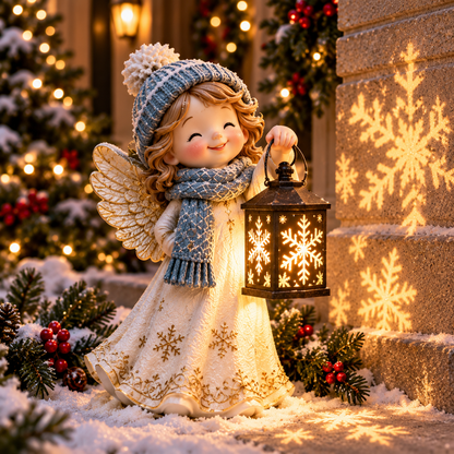 ⛄✨ Last Day 49% Snowman Nativity Glow™ – Solar Christmas Step Light with Holy Family Projection