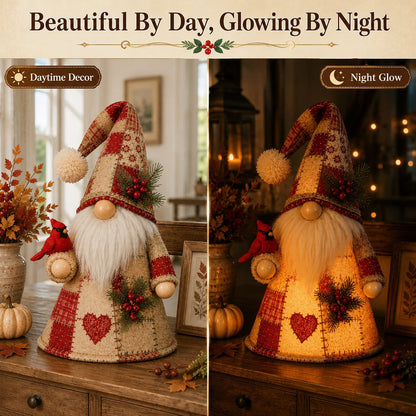 🔥 LAST DAY 49% OFF – 🐦 Patchwork Bird Gnome Light Collection