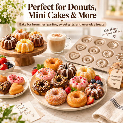 🔥 Hot Sale🍰 Bakery-Style Cakes at Home Bundt Cake Pan🍀