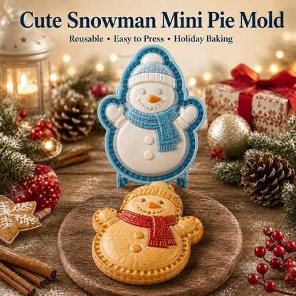🔥😍 Last Day 49% OFF – 🎄 9-Design Christmas Mini Pie Mold Collection | Reusable Embossed Molds for Shaping Detailed Santa, Snowman, Reindeer, Tree & Holiday Pies 🥧✨