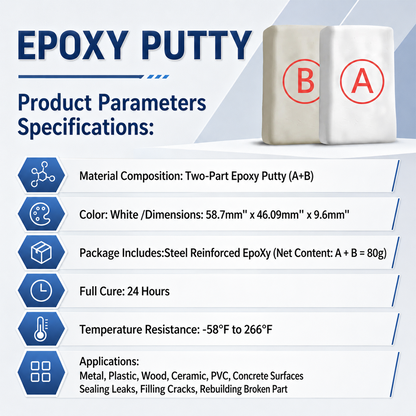 🔥Day Sale 40% OFF🎉Steel Reinforced Epoxy Repair Putty for Metal Wood Concrete and PVC