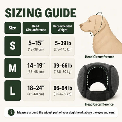 🐶 Sound-Dampening Dog Ear Wrap for Loud Noises & Calming Comfort