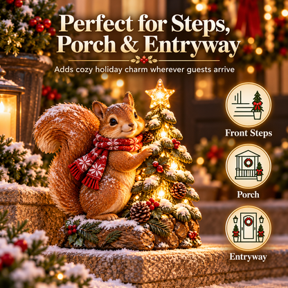 🎄 Last Day 49% Christmas Woodland Friends™ – Lighted Holiday Step Decor | 4 Festive Designs ✨