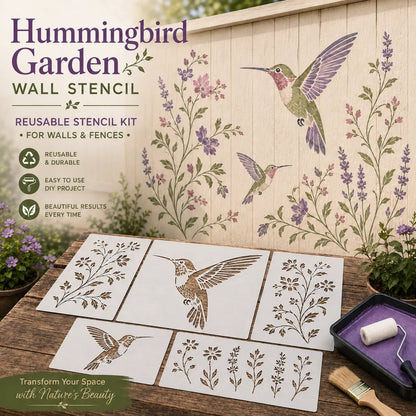 🔥Last Day 50% OFF 🌿 Garden Wall StencilTM Collection  🎨✨