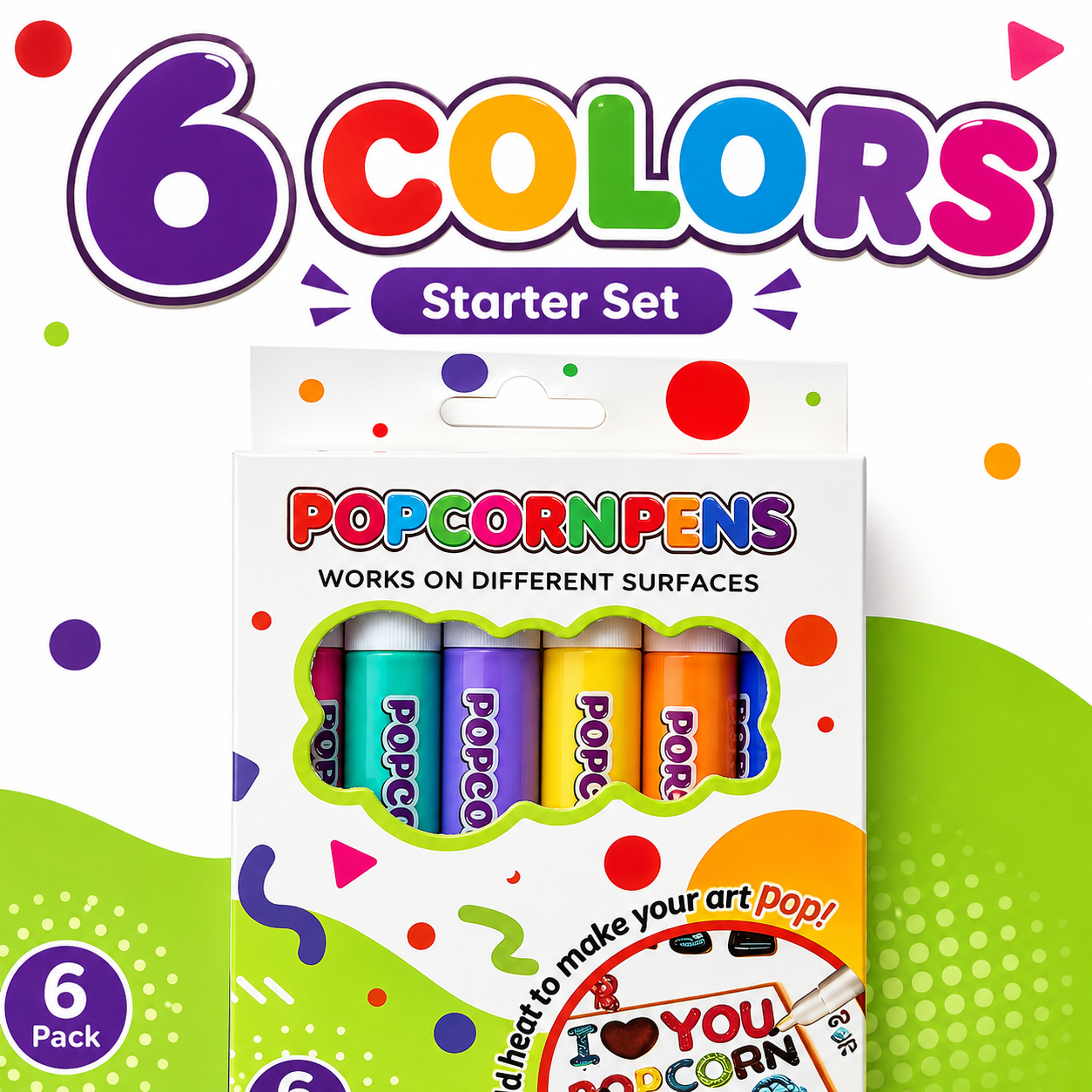 🎁🔮Magic Pen – Draw 3D with one stroke!🎄 DIY Bubble Popcorn Drawing Pens🛒