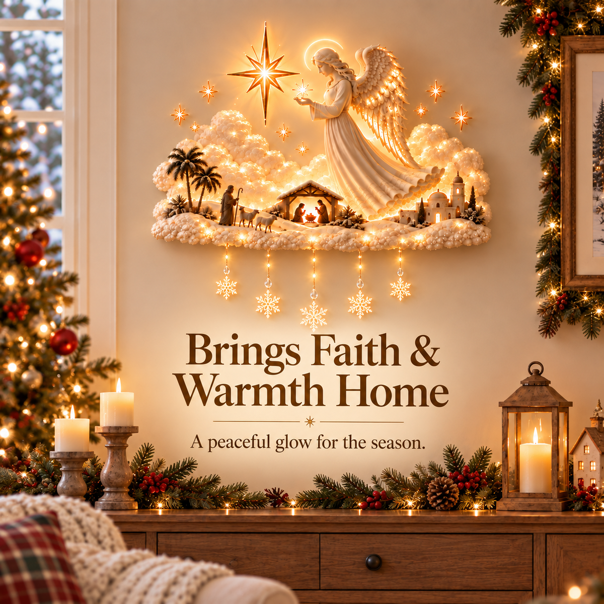 ✨ SAVE 56% - Christmas Blessing Angel Glow