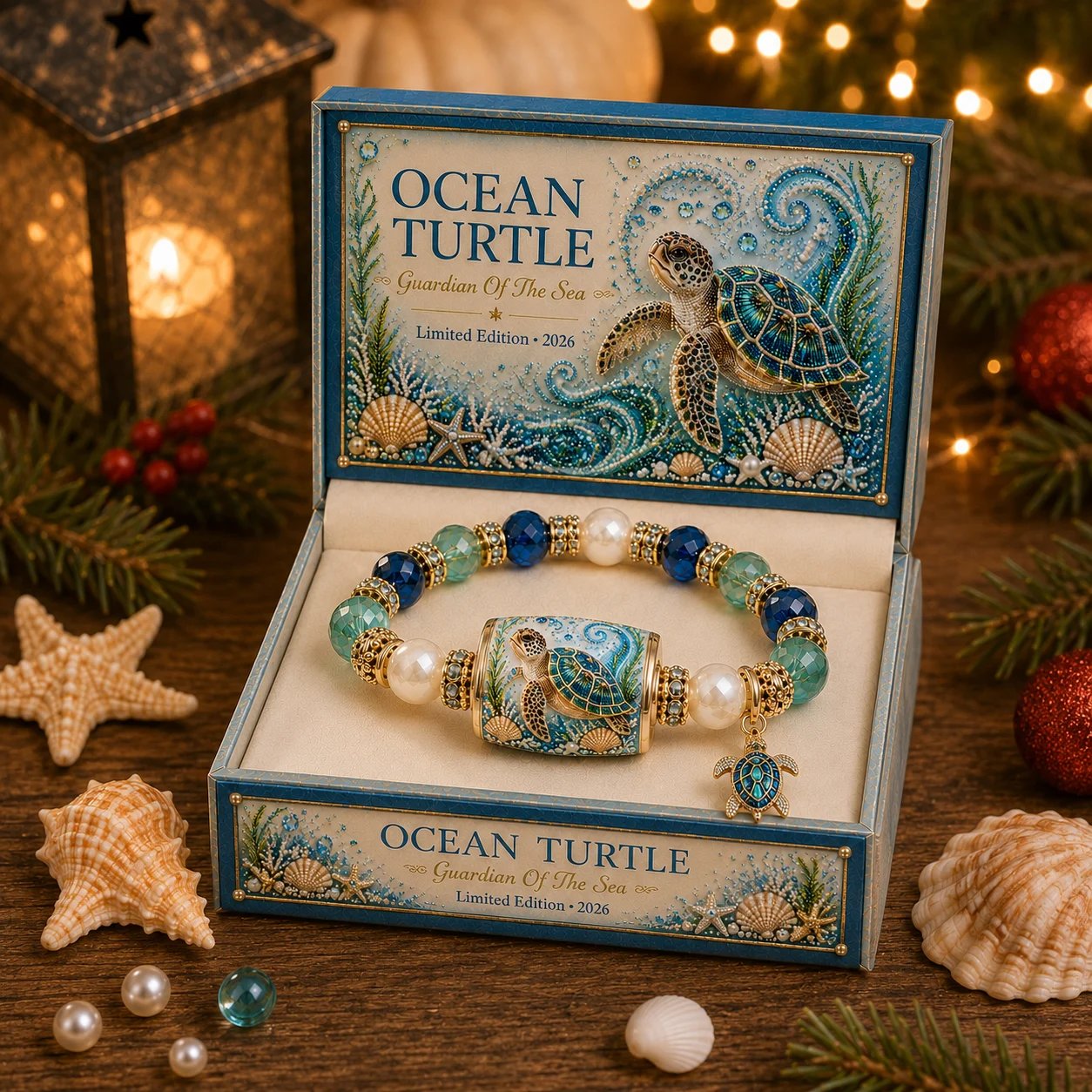💥 Last Day 49% OFF – 🌊 Ocean Guardian Bracelet Collection | 7 Marine Creature Designs, Gemstone-Style Beads & Matching Sea Charms 🐚✨