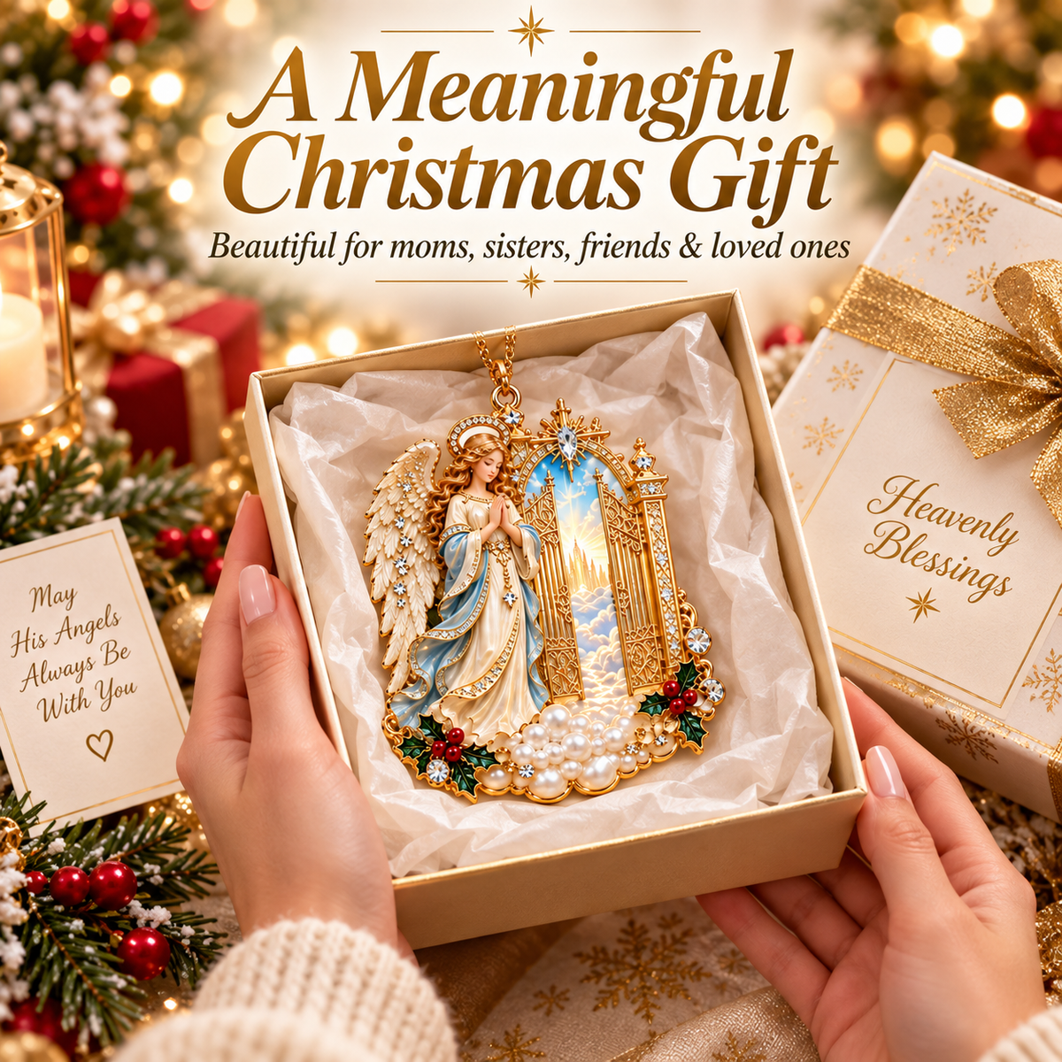 Meaningful angel Christmas gift for loved ones