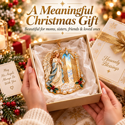 👼 Heavenly Angel Christmas Ornaments ✨ Faith-Inspired Holiday Decor🍀