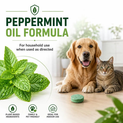 Pesticide-Free 100% Natural Peppermint Oil Mouse & Pest Repellent Balls (12 Pack), Pet Friendly, Safe Rodent Deterrent for Indoor, Outdoor, Home & Garage,