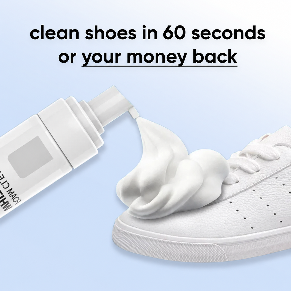🫧uncloud - water-free foam shoe cleaner👟✨⏳