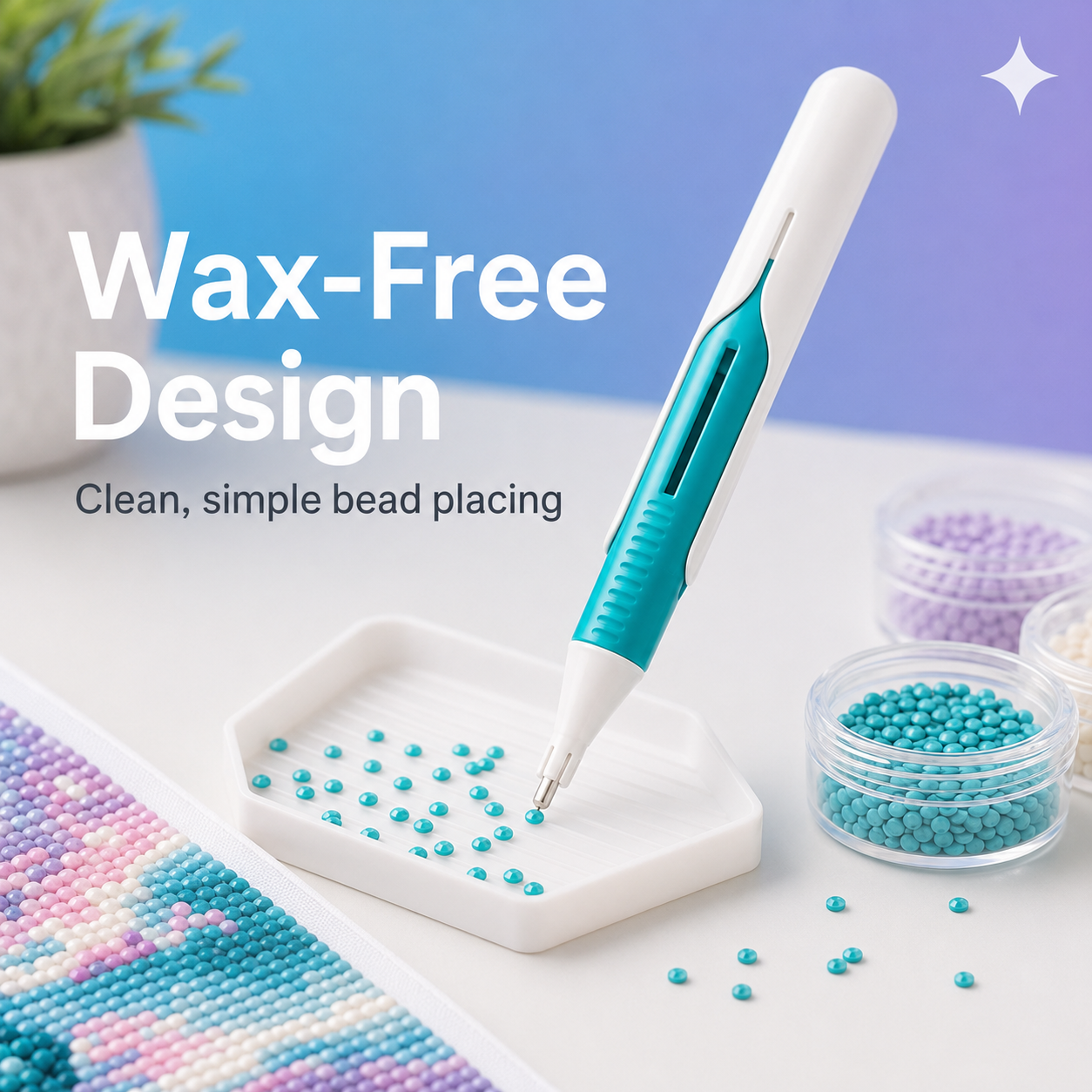 🔥Last Day 50% OFF - 💎 Automatic Diamond Painting Bead dispenser