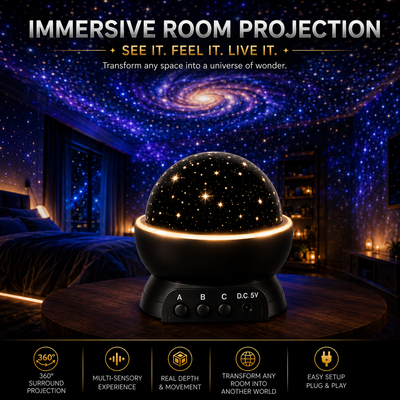 Galaxy Ocean Projector for Bedroom