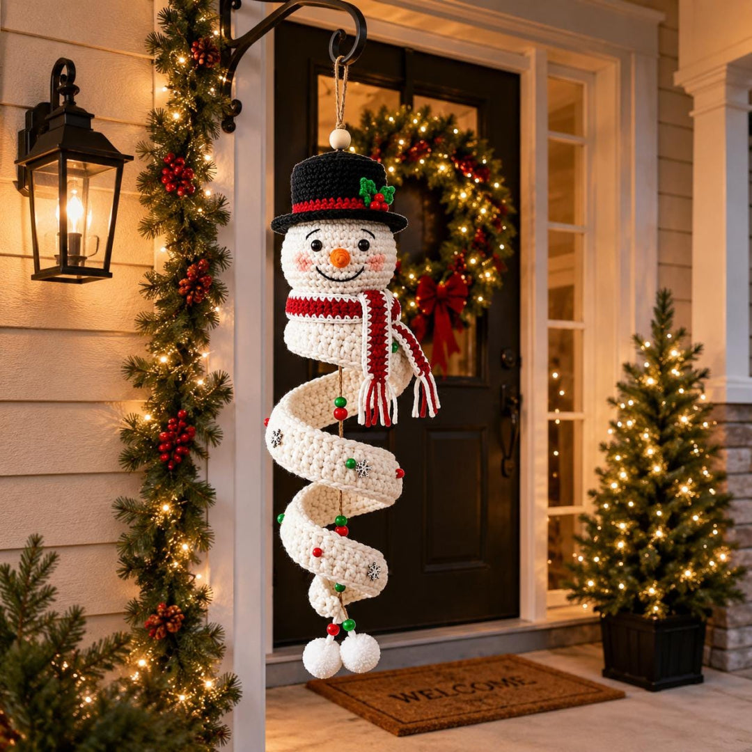 🔥Last Day 49% OFF ✨Crochet Snowman Spiral Oranment DIY Kit