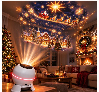 ⏳ Last day to save 49% –🎄🎅 Christmas Magic Projection Light – Bring Holiday Scenes to Life