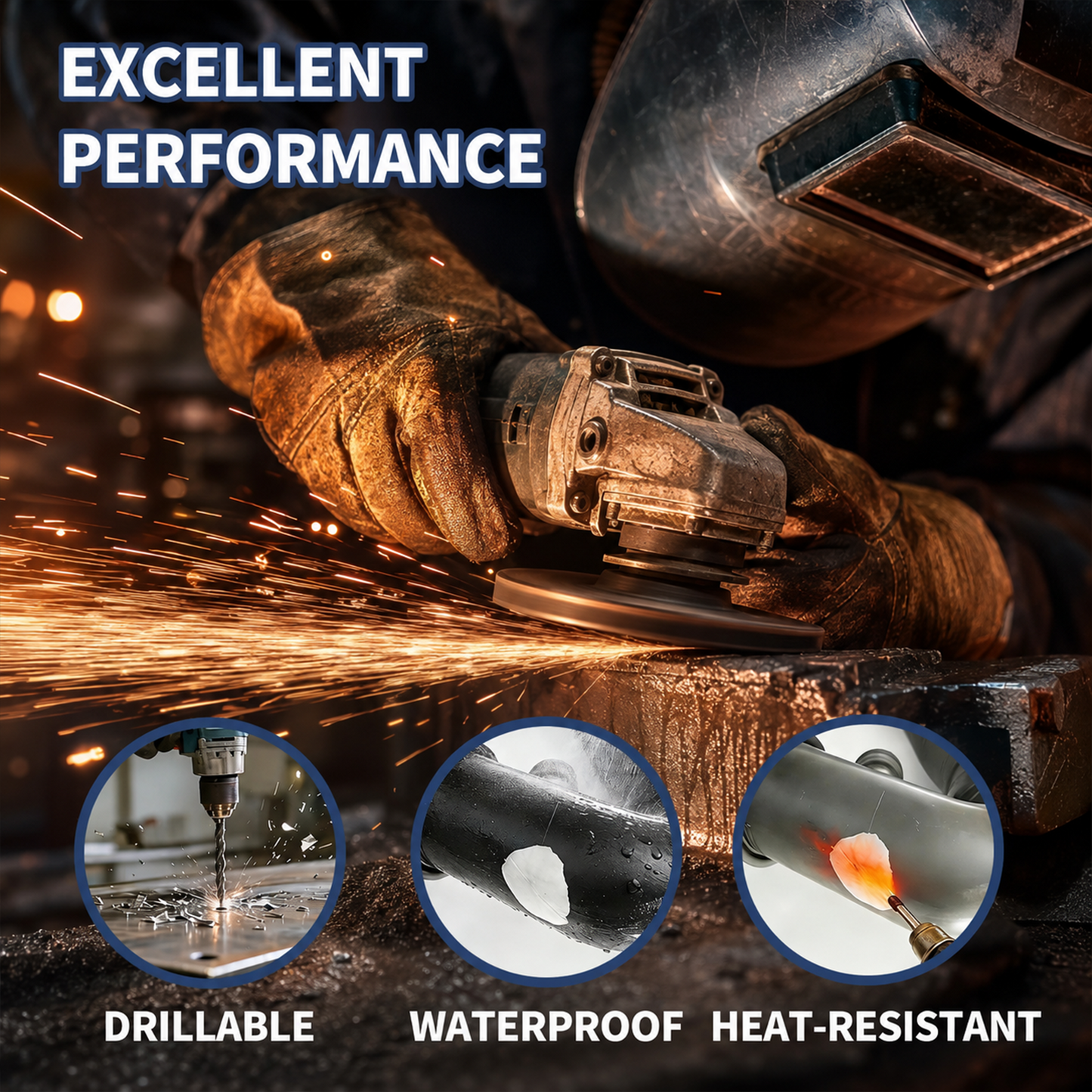 🔥Day Sale 40% OFF🎉Steel Reinforced Epoxy Repair Putty for Metal Wood Concrete and PVC