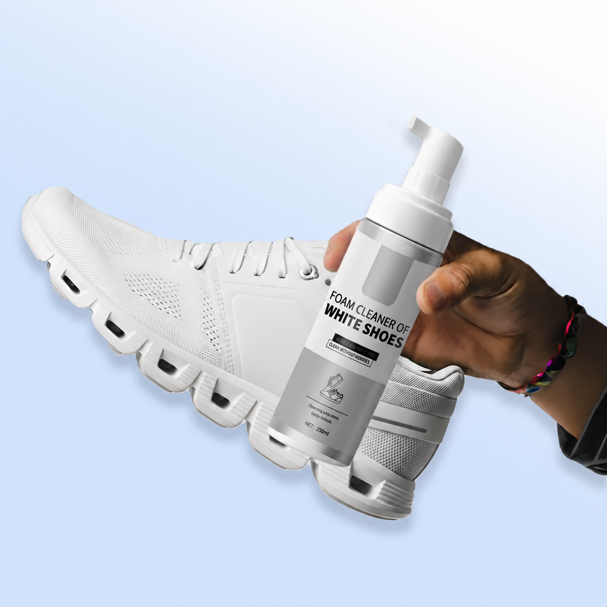 🫧uncloud - water-free foam shoe cleaner👟✨⏳