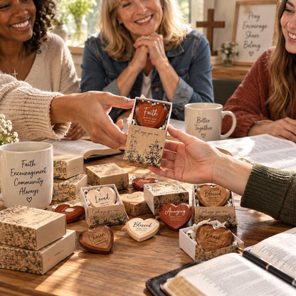 Only $14.99 Last Day Promotion!🎁 - ✝️ Christian Pocket Hearts Gift Set