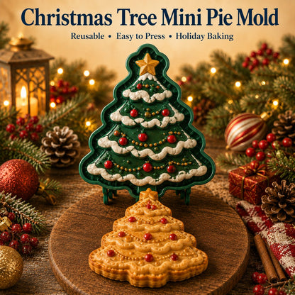 🔥😍 Last Day 49% OFF – 🎄 9-Design Christmas Mini Pie Mold Collection | Reusable Embossed Molds for Shaping Detailed Santa, Snowman, Reindeer, Tree & Holiday Pies 🥧✨