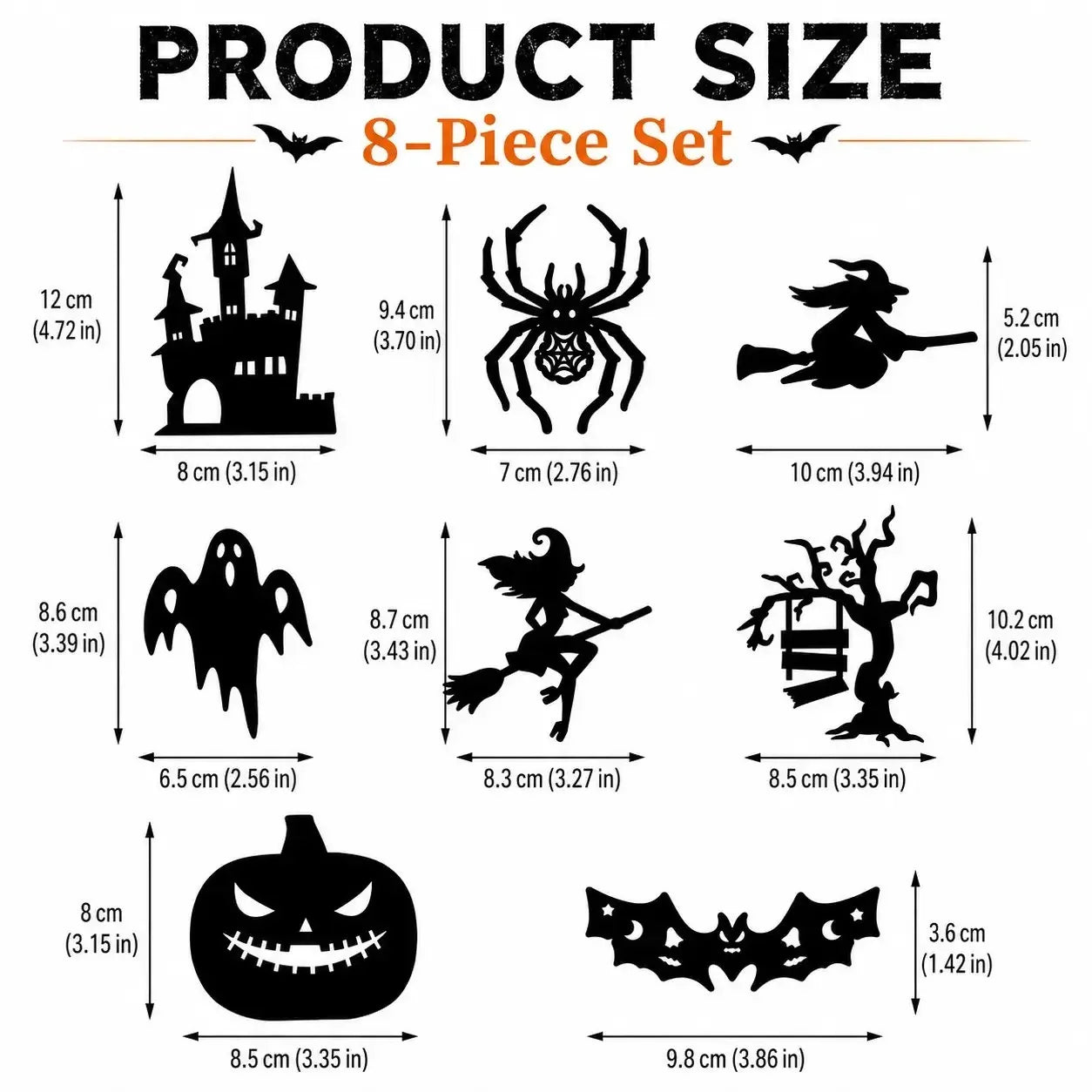 🎃 🥳💞50K+ SOLD! 👻 Halloween LED Silhouette Wall Light Stickers