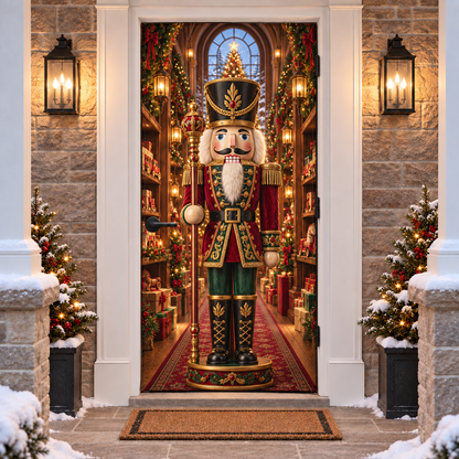 🎅Christmas Magic Door Portal™ – Life-Size Holiday Door Cover-Shop now!⏳