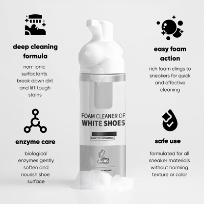 uncloud - water-free foam shoe cleaner