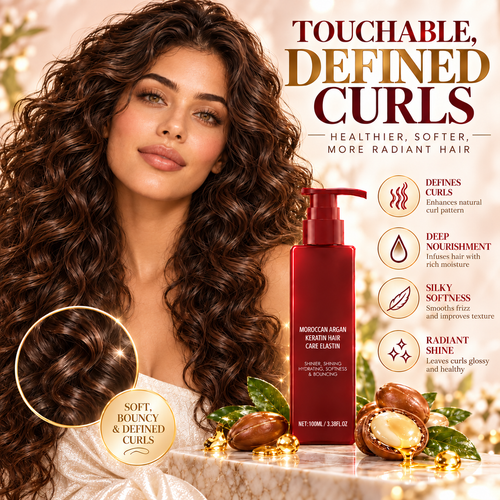 ❤️Argan & Avocado Curl Defining Leave-In Cream⏳