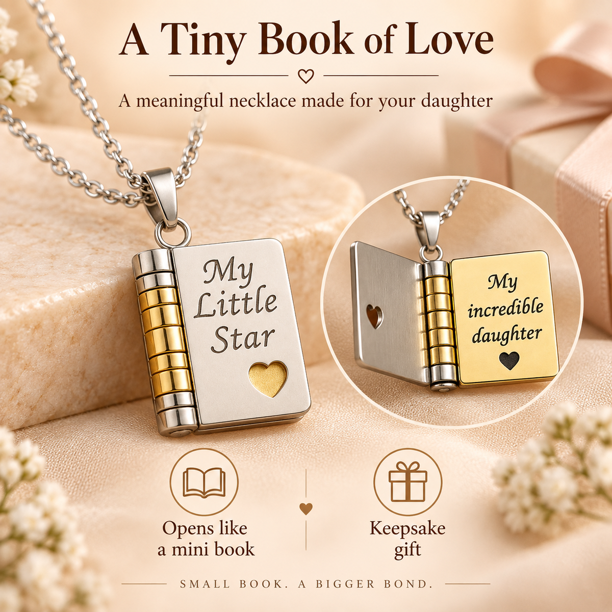⭐❤️ My Little Star Necklace for Daughter — A Meaningful Gift She’ll Treasure 🍀