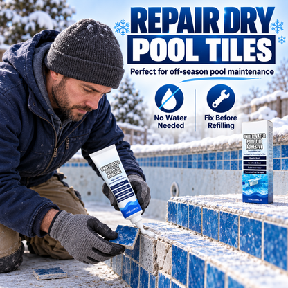 🏊💧 Underwater Pool Tile Repair Adhesive – Fix Loose Pool Tiles Easily🔧🍀