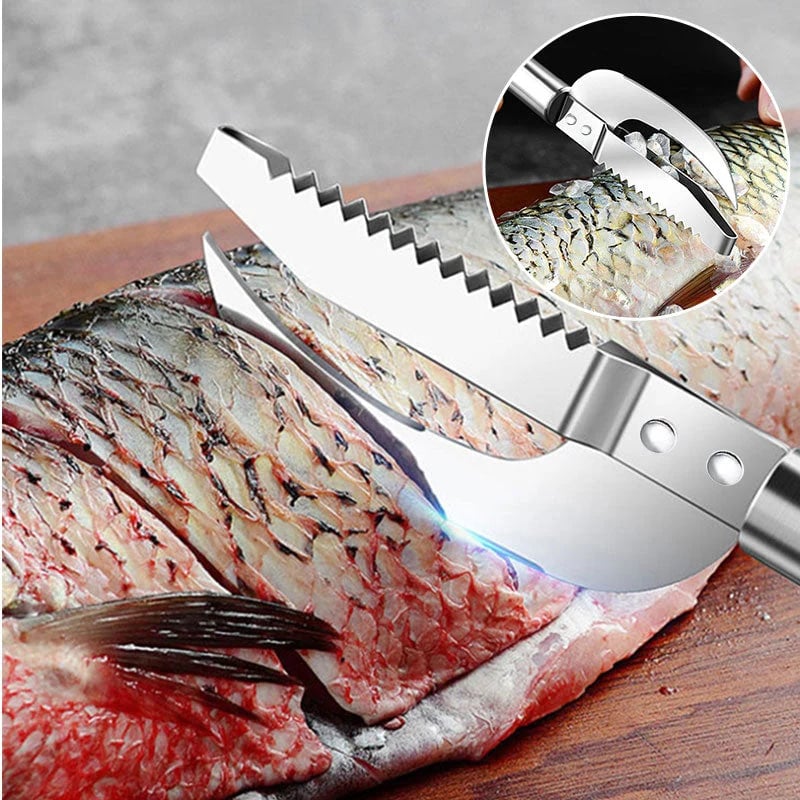 2 PCS Stainless Steel Multifunctional Fish Maw Knife