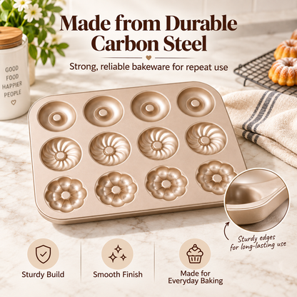 🔥 Hot Sale🍰 Bakery-Style Cakes at Home Bundt Cake Pan🍀
