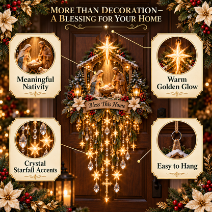 ✝️ Lighted Nativity Wall Decor for Christmas ✨