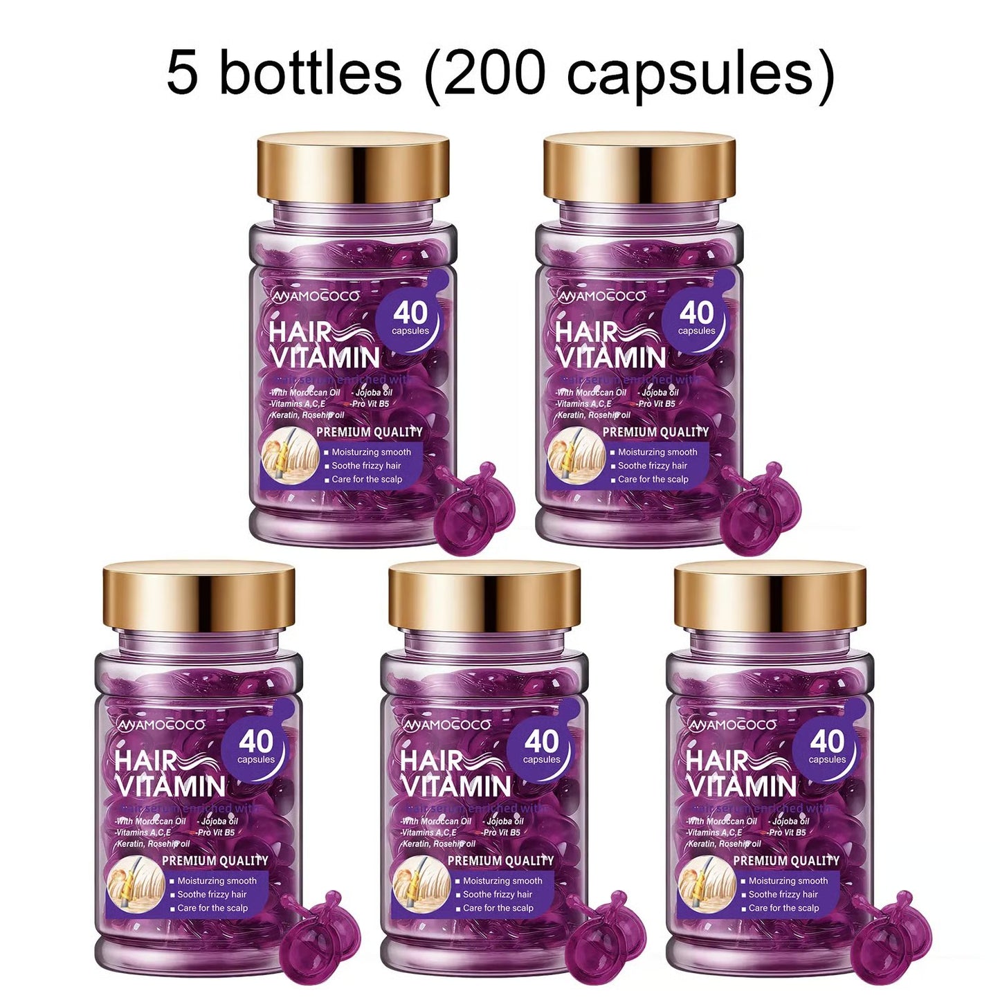 Hair Vitamin Nourishing Oil Capsules