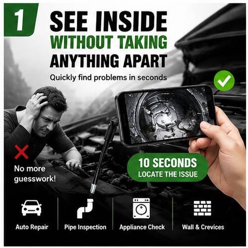 5M Waterproof Endoscope Camera