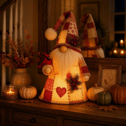 🔥 LAST DAY 49% OFF – 🐦 Patchwork Bird Gnome Light Collection