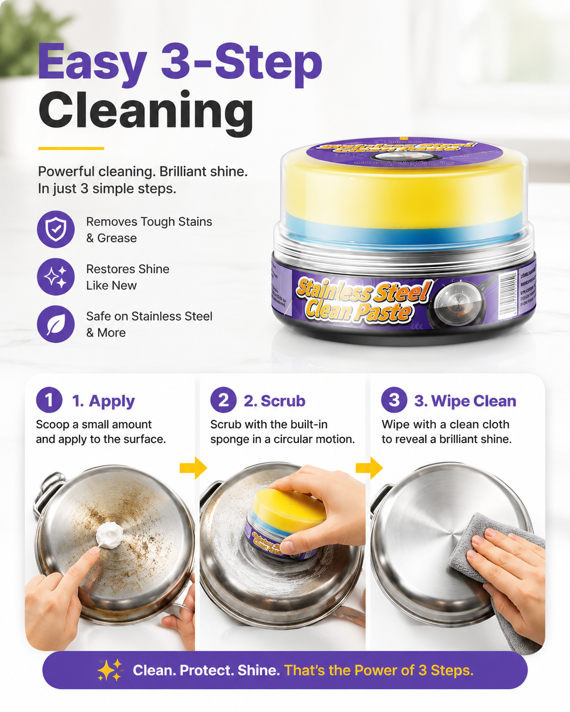 Stainless Steel Clean Paste✨
