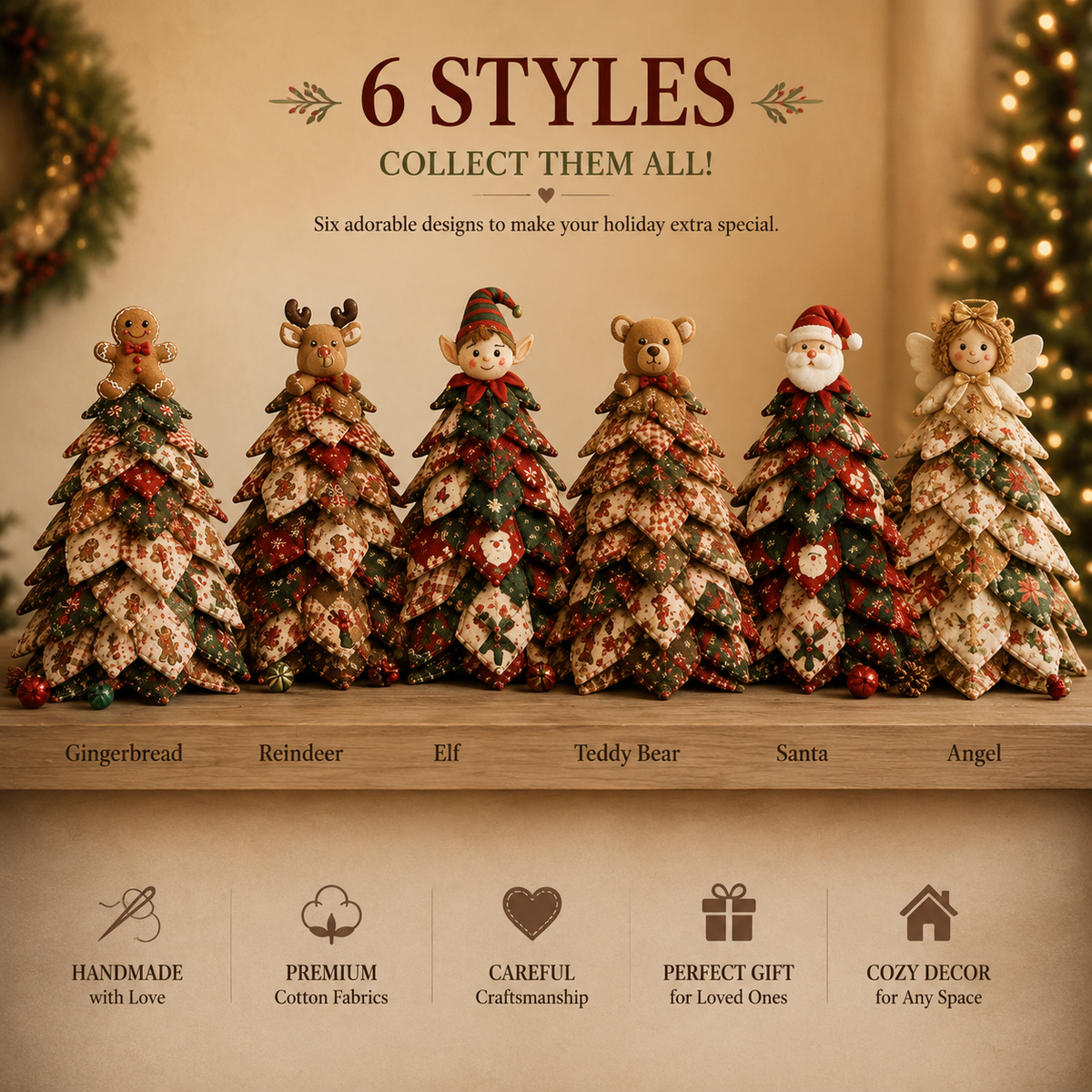 🔥Last Day 49% OFF DIY Quilted Christmas Tree Kit